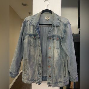 Jcrew Women’s SM oversized jean jacket